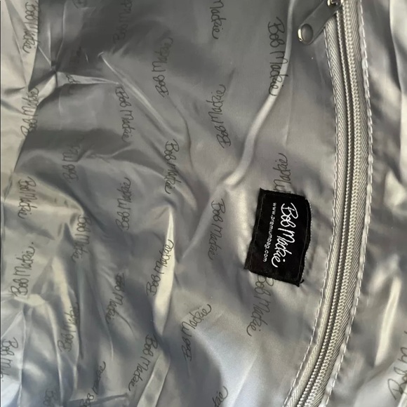 Faux Croc Black Tote Bag - Picture 4 of 5